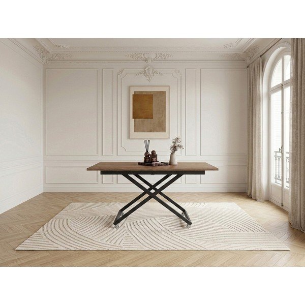 Stolik w naturalnym kolorze 80x120 cm Diana – Bobochic Paris-image-3