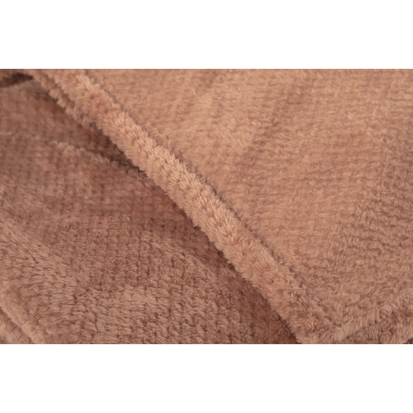 Brązowy koc z mikropluszu 150x200 cm Pippa – Tiseco Home Studio-image-3