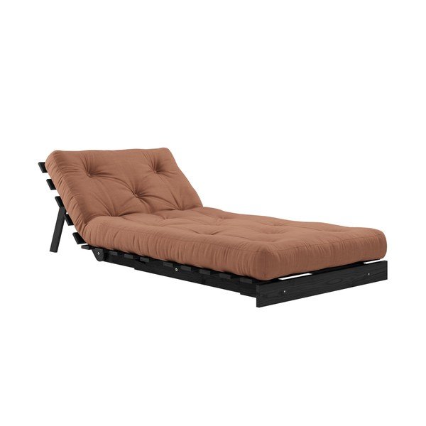 Fotel wielofunkcyjny Karup Design Roots Black/Clay Brown-image-4