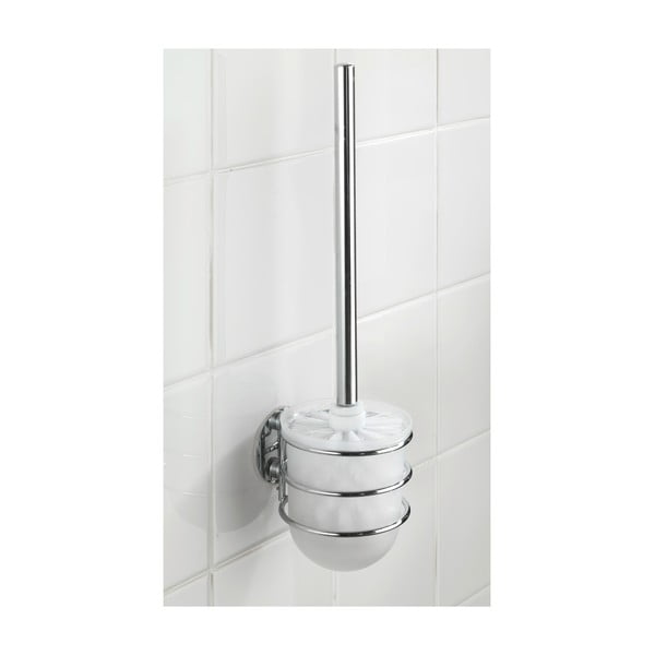 Samoprzyczepny stojak ze szczotką do WC Turbo-Loc, do 40 kg-image-1