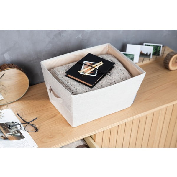 Tekstylny koszyk do przechowywania 30x40x22 cm Soft Storage – Bigso Box of Sweden-image-3
