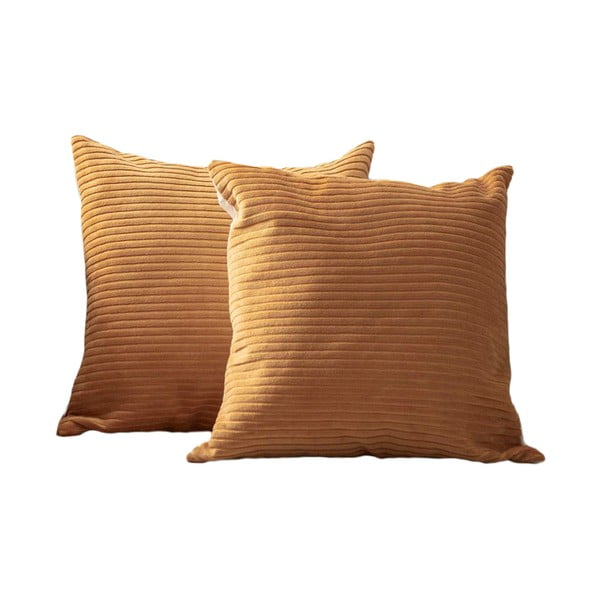 Sztruksowe poszewki na poduszki zestaw 2 szt. 43x43 cm – Mioli Decor