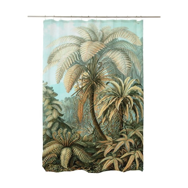 Zasłona prysznicowa 175x180 cm Vintage Palm – Madre Selva