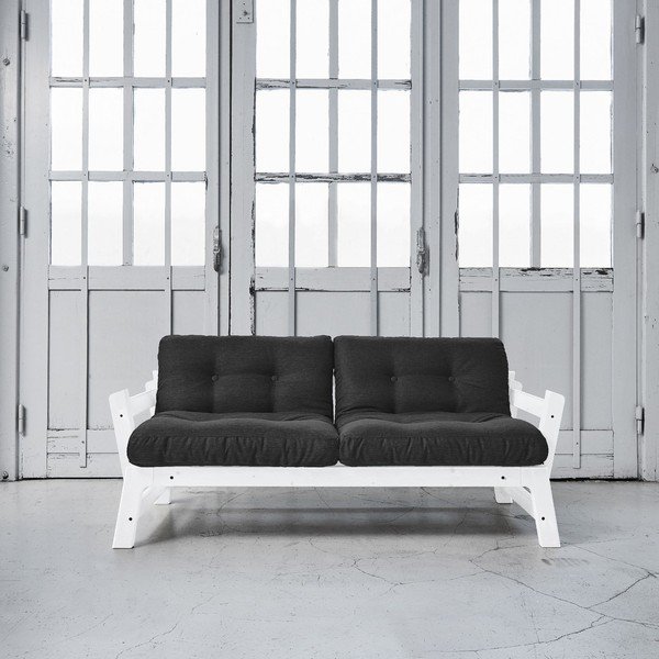 Sofa rozkładana Karup Step White/Dark-image-1