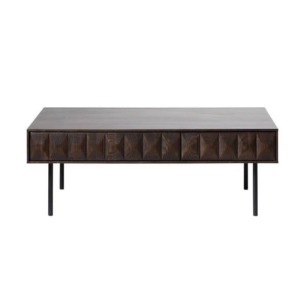 Czarny stolik Unique Furniture Latina,116,6x71,2 cm