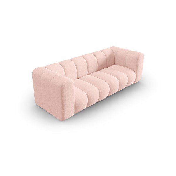 Różowa sofa 228 cm Lupine – Micadoni Home-image-3