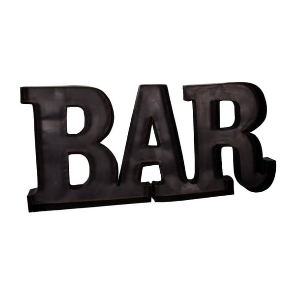 Metalowy napis Antic Line Bar