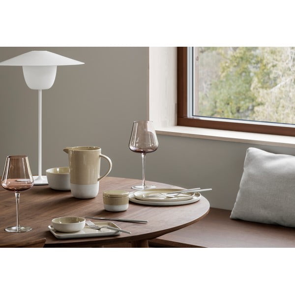 Jasnoszara poduszka zewnętrzna Blomus Grow, 38x38 cm-image-1