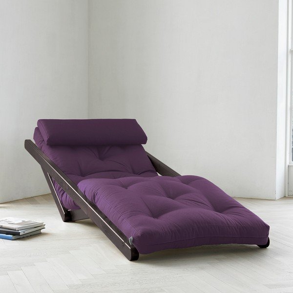 Szezlong Karup Figo, Wenge/Purple, 70 cm-image-1