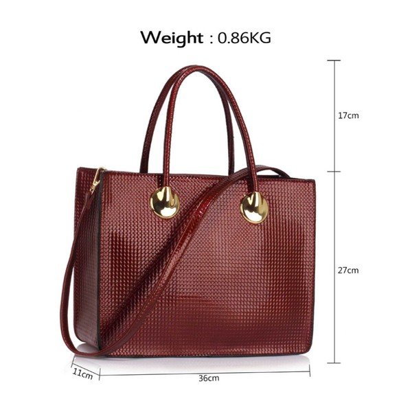 Torebka L&S Grace Burgundy-image-1