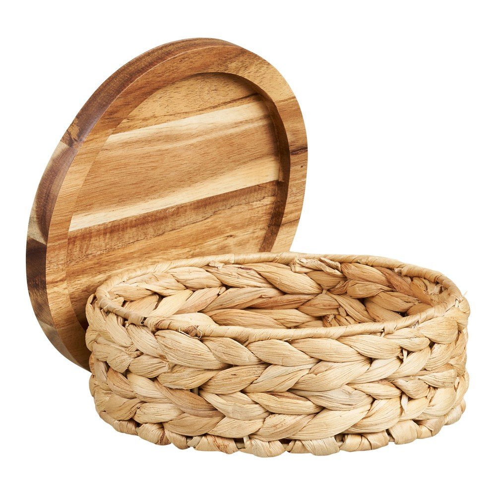 Koszyki z hiacyntu wodnego zestaw 3 szt. ø 30x15 cm Botofte – House Nordic (zdjęcie 6)