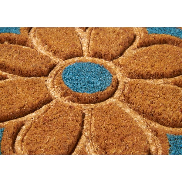 Wycieraczka z włókna kokosowego 45x75 cm Flowers – Hanse Home-image-2