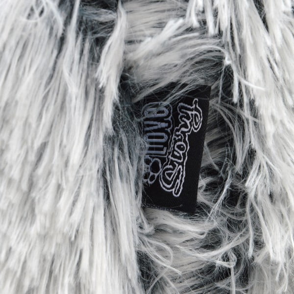 Białe legowisko dla psów ø 95 cm Fluffy Heather – Love Story-image-3