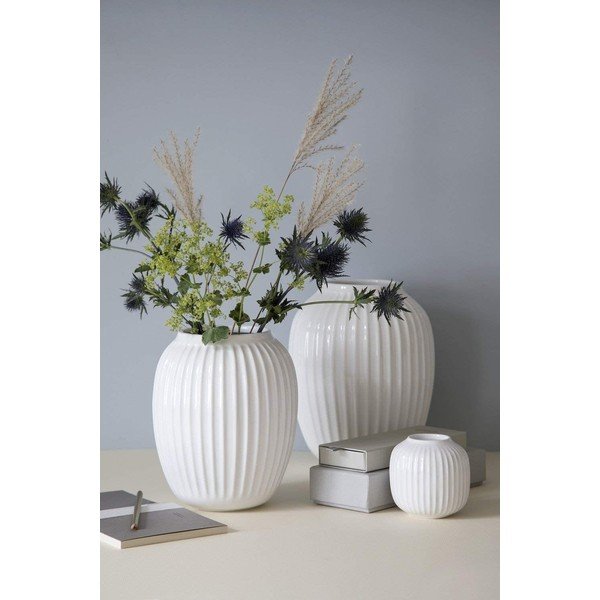 Biały porcelanowy świecznik na tealighty Kähler Design Hammershoi, ⌀ 9 cm-image-2