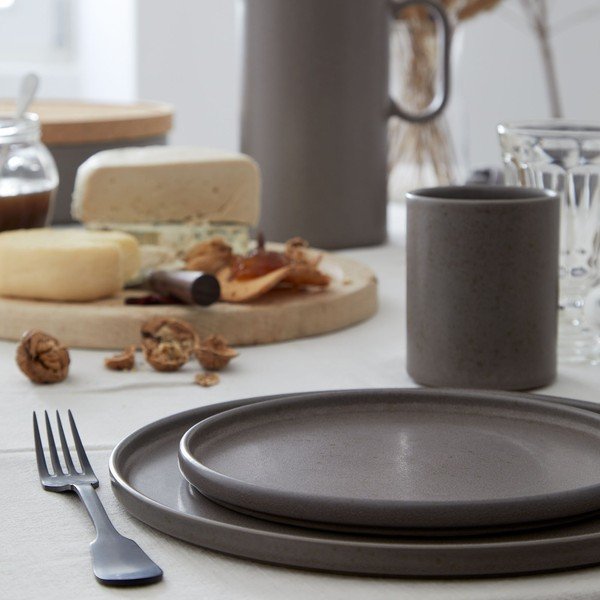 Brązowy kamionkowy talerz ø 27 cm Redonda – Costa Nova-image-1