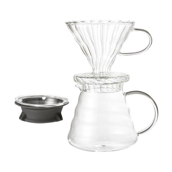 Szklany komplet do przyrządzania kawy filtrowanej Bloomingville Coffee Drip