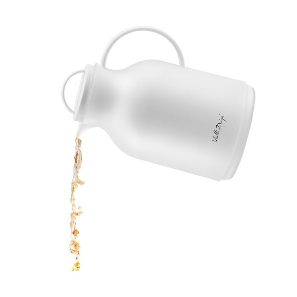 Biały termos Vialli Design, 1 l-image-3