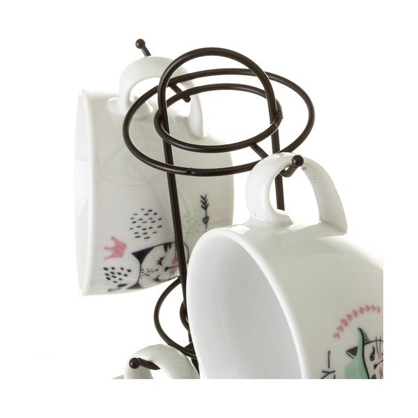 Komplet 4 porcelanowych filiżanek Unimasa Boho-image-3