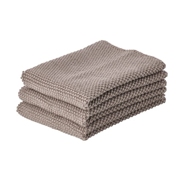 Ścierki bawełniane zestaw 3 szt. 27x27 cm − Zone