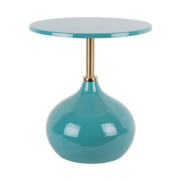 Metalowy okrągły stolik ø 46 cm Kensi – Leitmotiv