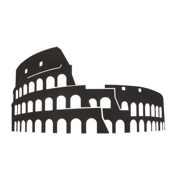 Czarna dekoracja ścienna Wall Decor Colosseum