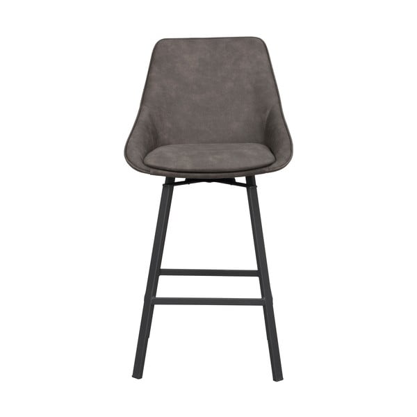 Szare hokery zestaw 2 szt. (wysokość siedziska 65 cm) Alison – Rowico-image-3