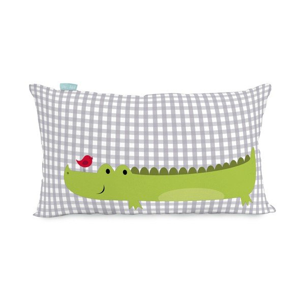 Dwustronna poszewka bawełniana na poduszkę Mr. Fox Hippo, 50x30 cm-image-4