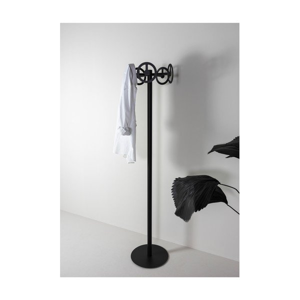 Czarny metalowy wieszak Circle – Spinder Design-image-2