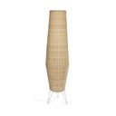 Naturalna rattanowa lampa stojąca z rattanowym kloszem (wysokość 120 cm) Kamaria – Kave Home
