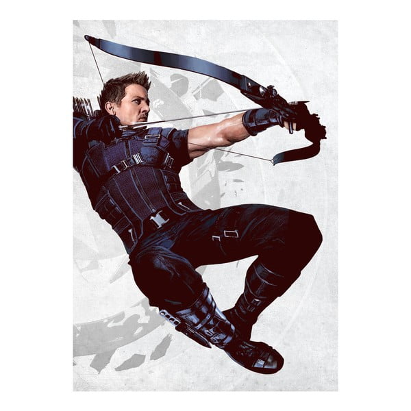 Plakat z blachy Civil War United We Stand - Hawkeye