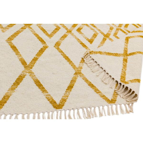 Beżowo-żółty dywan Asiatic Carpets Hackney Diamond, 120x170 cm-image-1