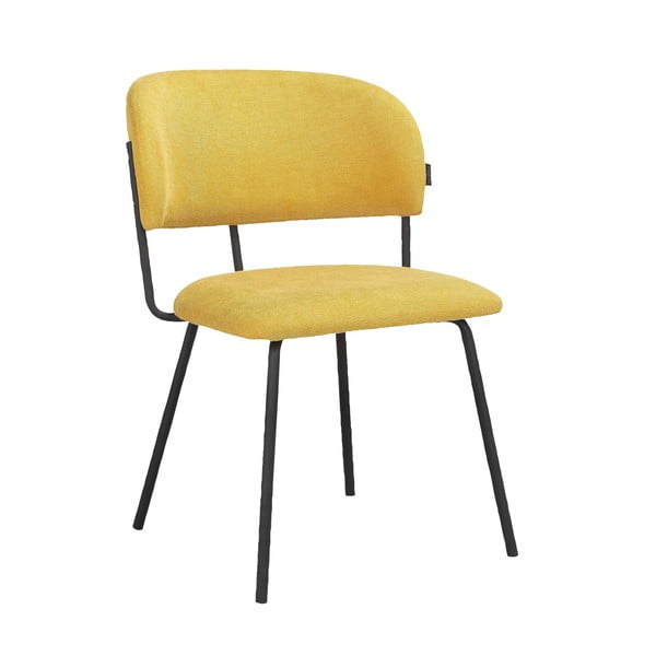 Żółte krzesła zestaw 2 szt. Claudia – Støraa