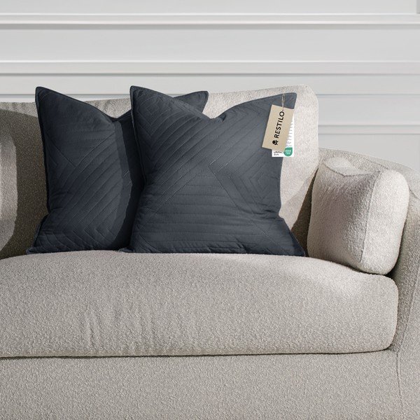 Poszewki na poduszki zestaw 2 szt. z mikrowłókna 45x45 cm Softa – Restilo-image-1