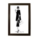Plakat w czarnej ramie Piacenza Art Chanel, 33,5x23,5 cm
