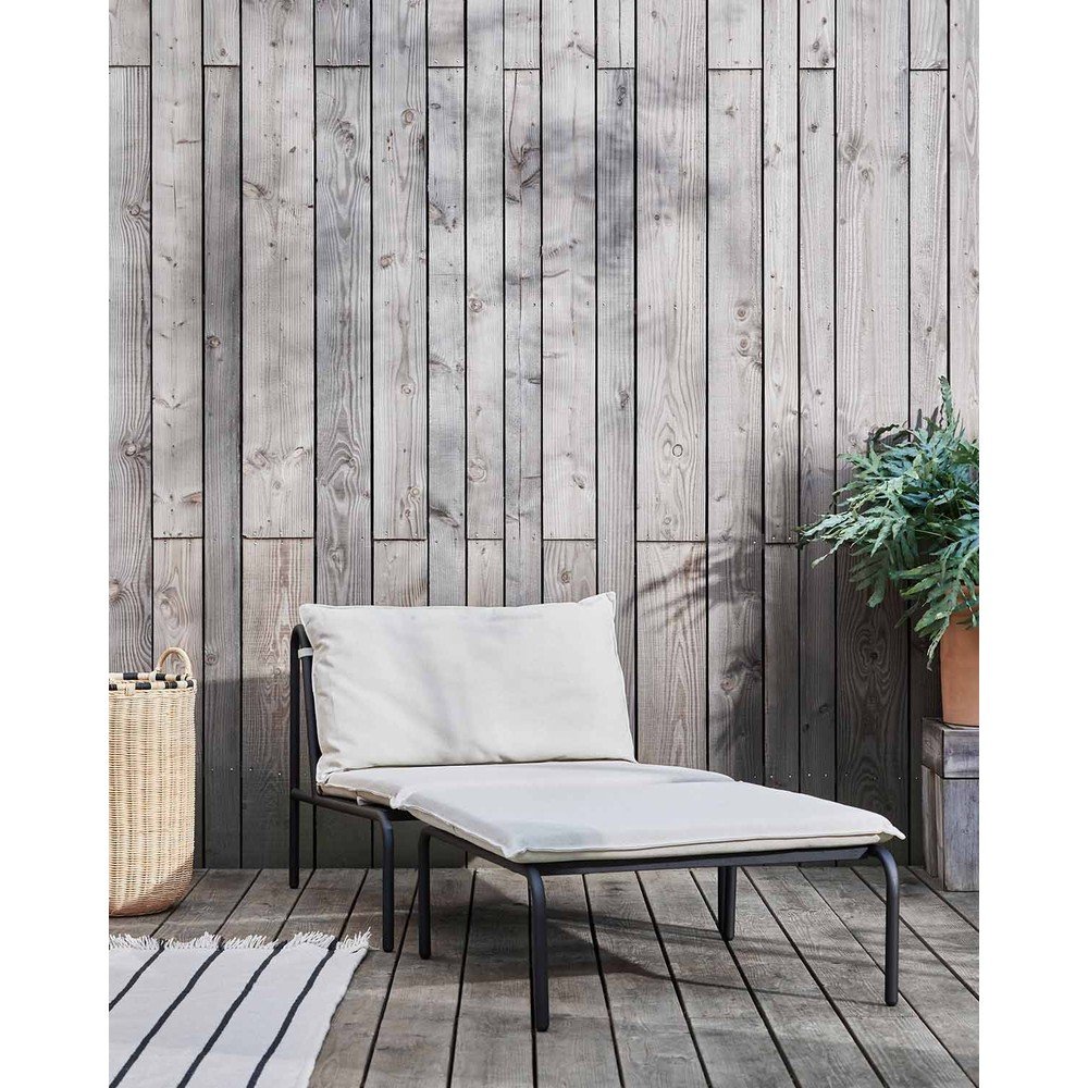 Czarny/beżowy puf ogrodowy Furi – OYOY Living Design (zdjęcie 3)