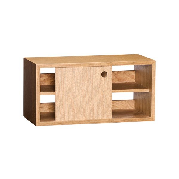 Półka w dekorze dębu w naturalnym kolorze 40 cm Slide – Hübsch-image-2