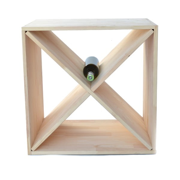 Regał na wino z litego drewna sosnowego liczba butelek 24 – Bonami Essentials-image-2