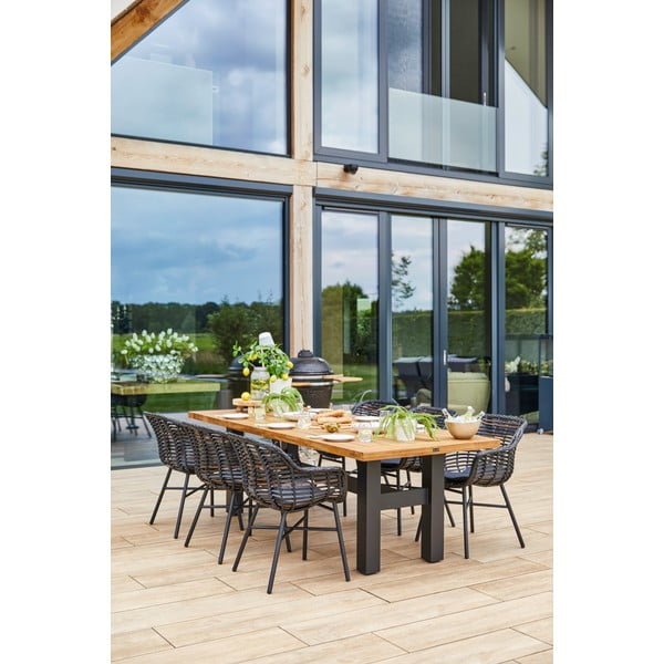 Czarne krzesło ogrodowe Hartman Cecilia-image-1