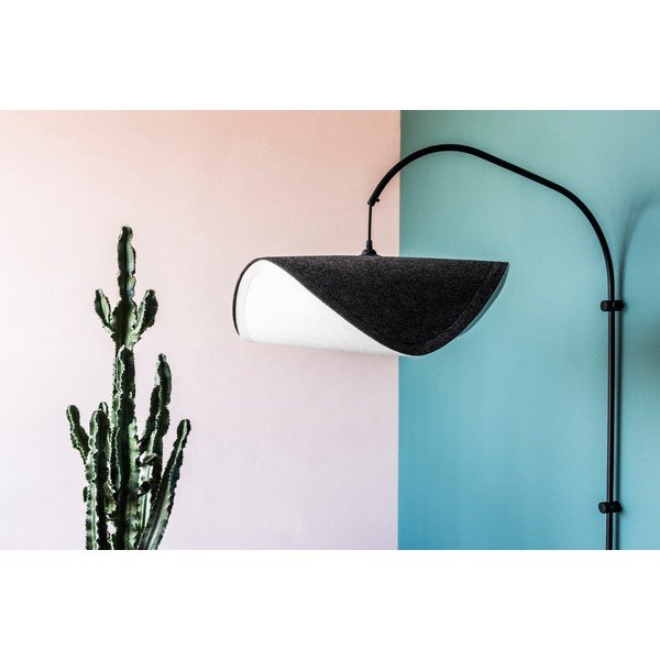 Czarny metalowy stojak na lampę 123 cm Willow – UMAGE-image-2