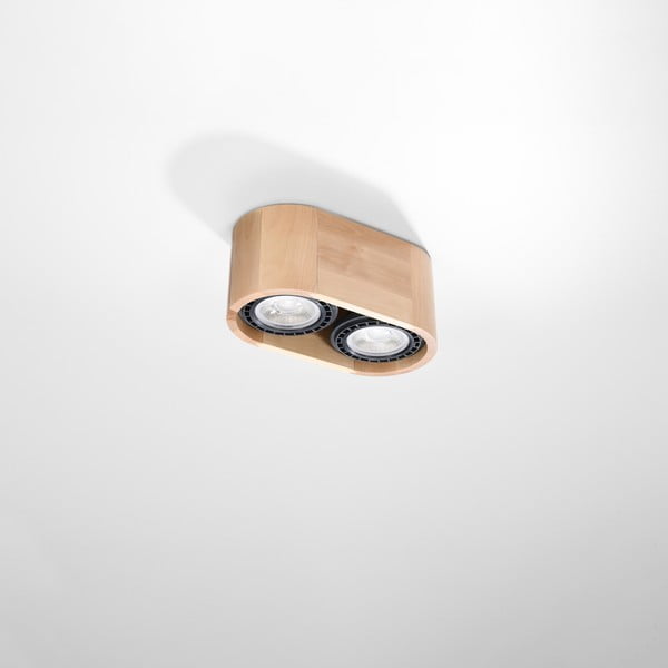 Lampa punktowa w naturalnym kolorze 14x27 cm Eukadi – Sollux-image-4