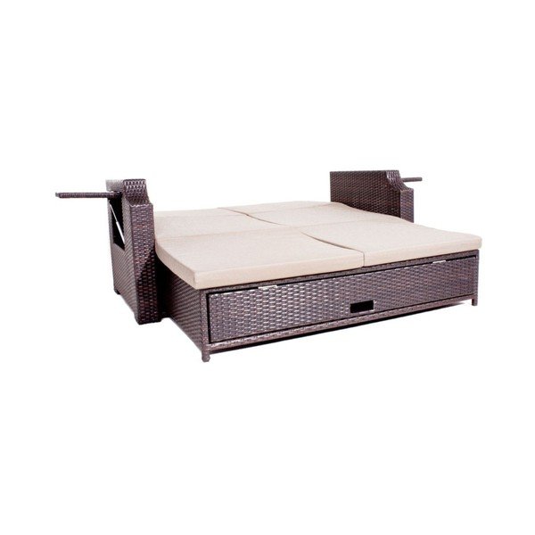 Ogrodowa sofa rozkładana ze schowkiem ADDU Monaco-image-2