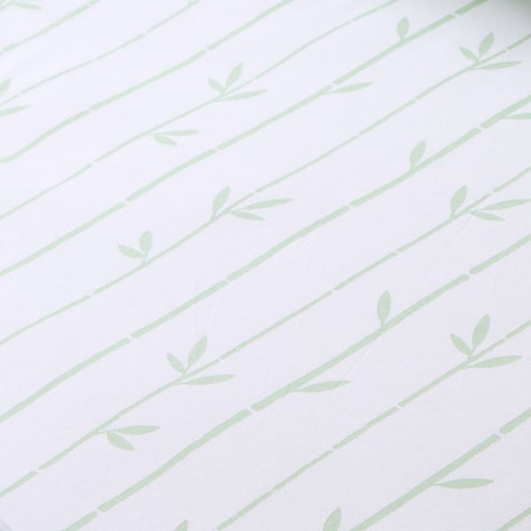 Białe prześcieradło dziecięce dwuosobowe z gumką 135x190 cm Panda Paws – Catherine Lansfield-image-2