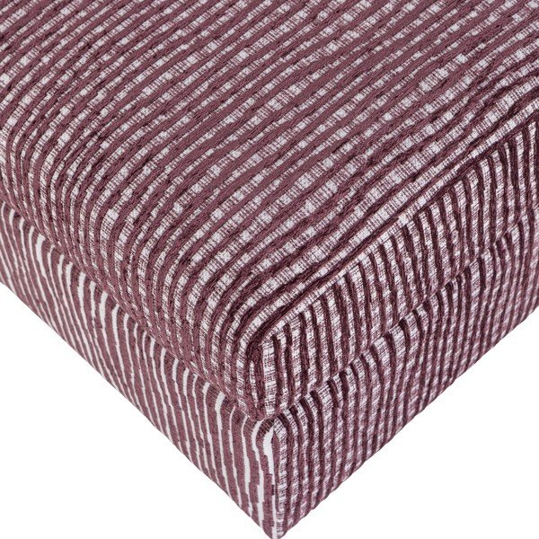 Bordowy tapicerowany podnóżek Lou – WOOOD-image-4