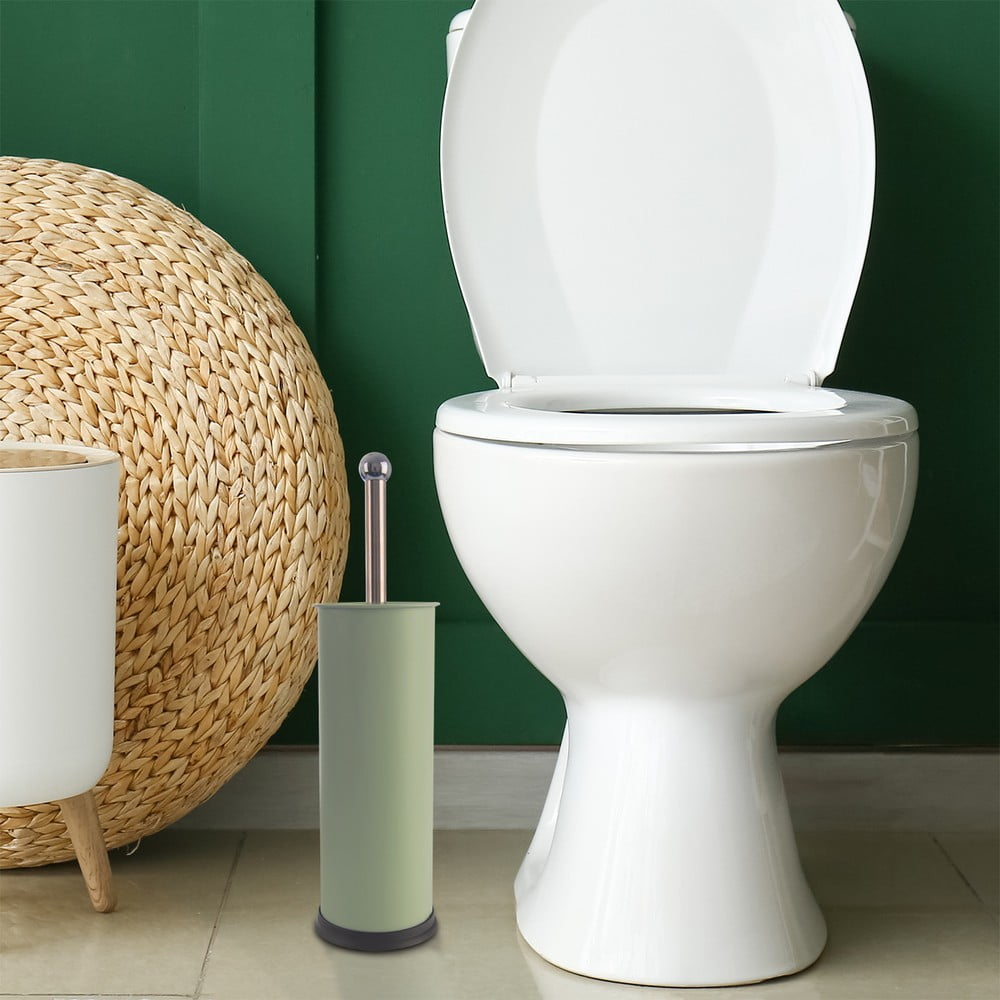 Jasnozielona metalowa szczotka do WC Greenish – Orion (zdjęcie 4)