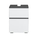 Biało-antracytowa szafka pod umywalkę 40x55 cm Wisla – Støraa