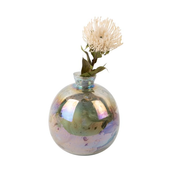 Szklany ręcznie wykonany wazon (wysokość 26 cm) Melange – PT LIVING-image-3