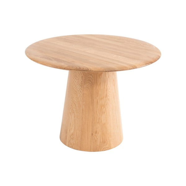 Okrągły stolik z litego drewna dębowego ø 55 cm Mushroom – Gazzda