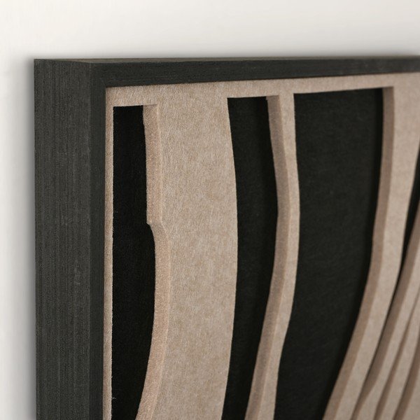 Obraz 3D z ramą w zestawie/akustyczny 90x120 cm Sacred Silence 2 – Malerifabrikken-image-2