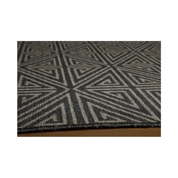 Czarny dywan Nourison Baja Rallo, 229x160 cm-image-1