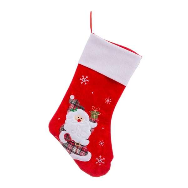 Tekstylna pończocha świąteczna Santa – Casa Selección